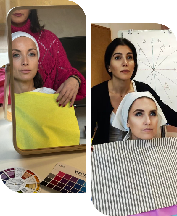 Seduta di armocromia